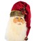 Karen Didion 28.0 Inch Woodland Lg Santa Head Wall Hanger Christmas Wall Art Decor , Christmas Decor Holidays Claus